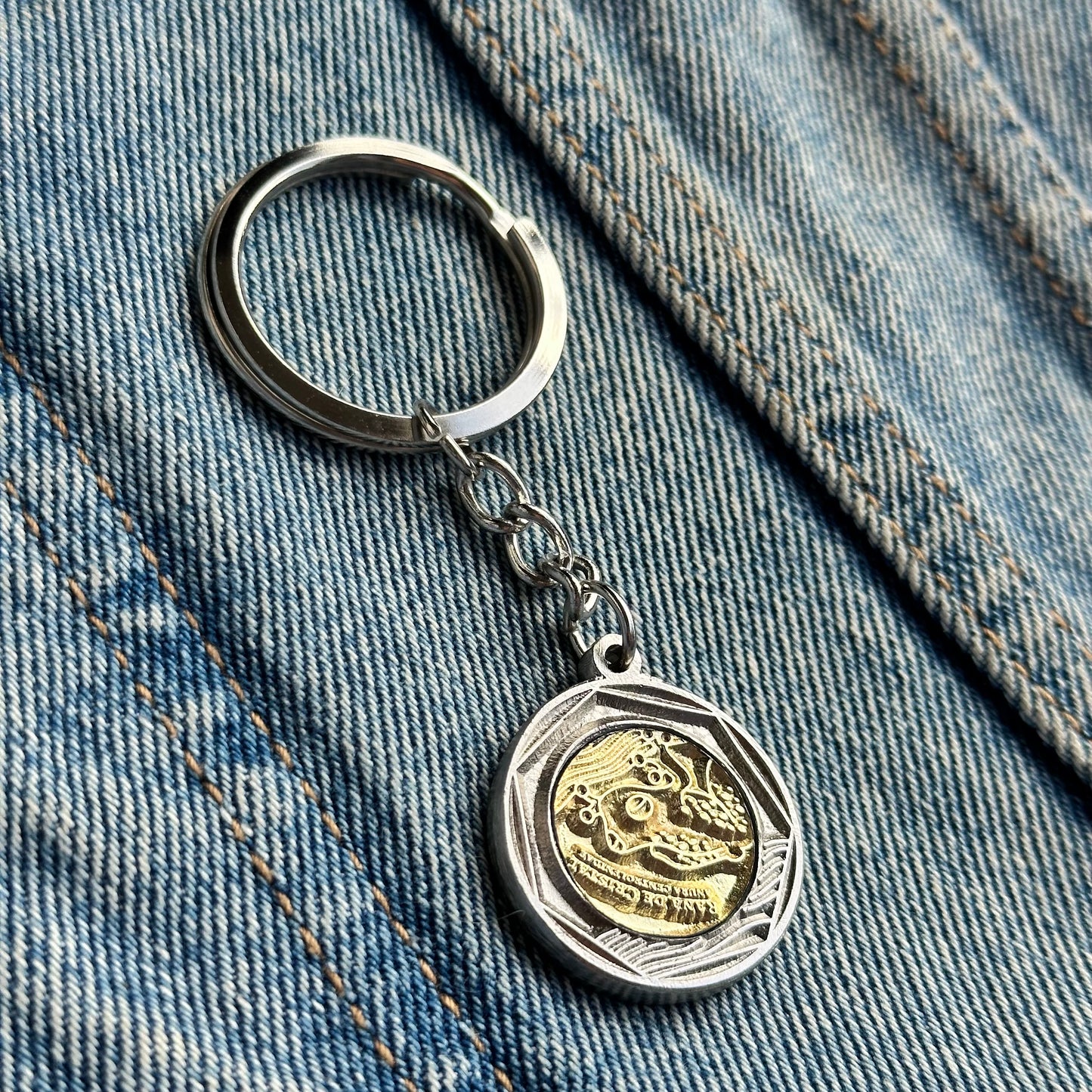 Llavero Moneda $500 (Nueva)