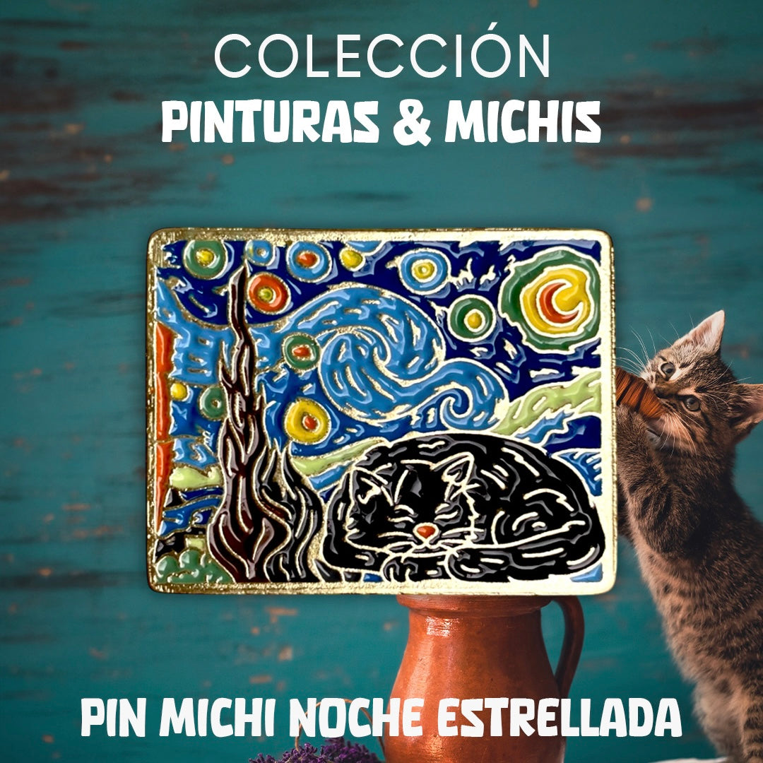 Pin Michi Noche Estrellada
