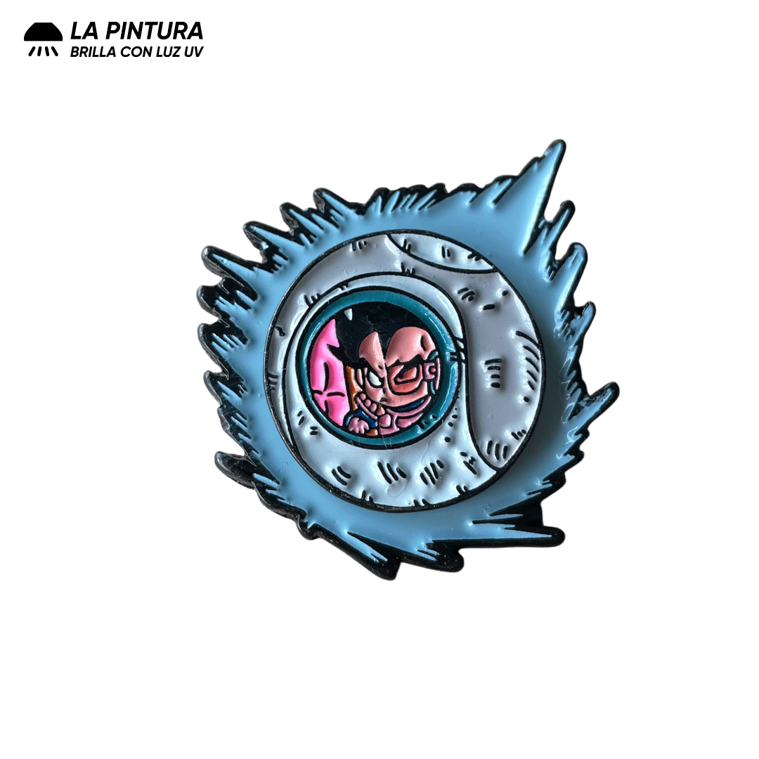 Pin Vegeta Cápsula (Movimiento)