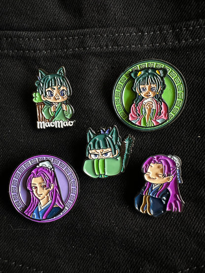 Pin Chibi Gatito Mao Mao (Los Diarios de la Boticaria)