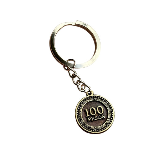 Llavero Moneda $100 (Nueva)