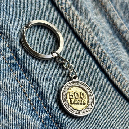 Llavero Moneda $500 (Nueva)