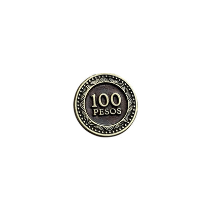 Pin Moneda $100 (Nueva)