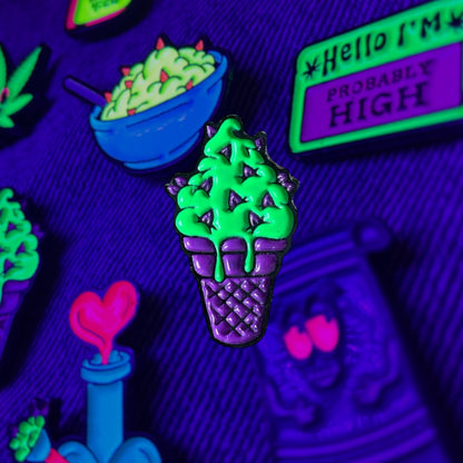 Pin Ice Weed (Neón)