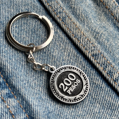 Llavero Moneda $200 (Nueva)