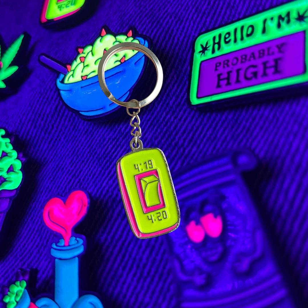 Llavero-Destapador On fire (Neón)