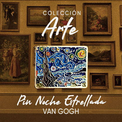 Pin Noche Estrellada - Van Gogh