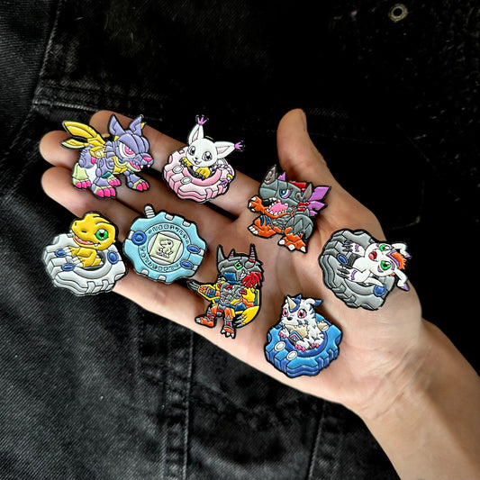 Colección Completa Digimon x 8 pines