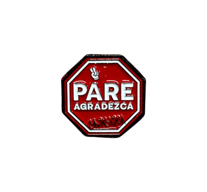 Pin PARE, Agradezca