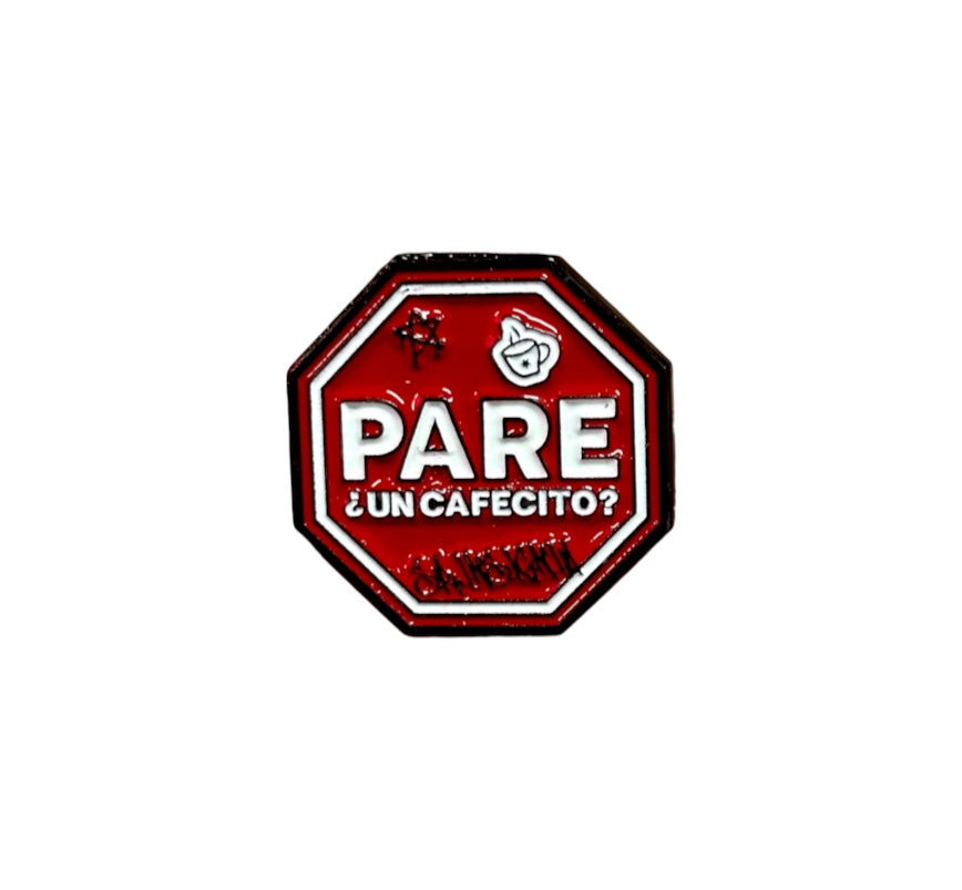 Pin PARE ¿Un Cafecito?