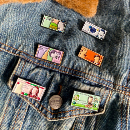 Pin 1 Luka Colombiana (Billete Antiguo)