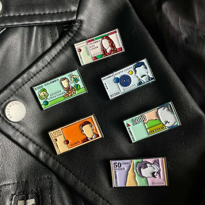 Pin 1 Luka Colombiana (Billete Antiguo)