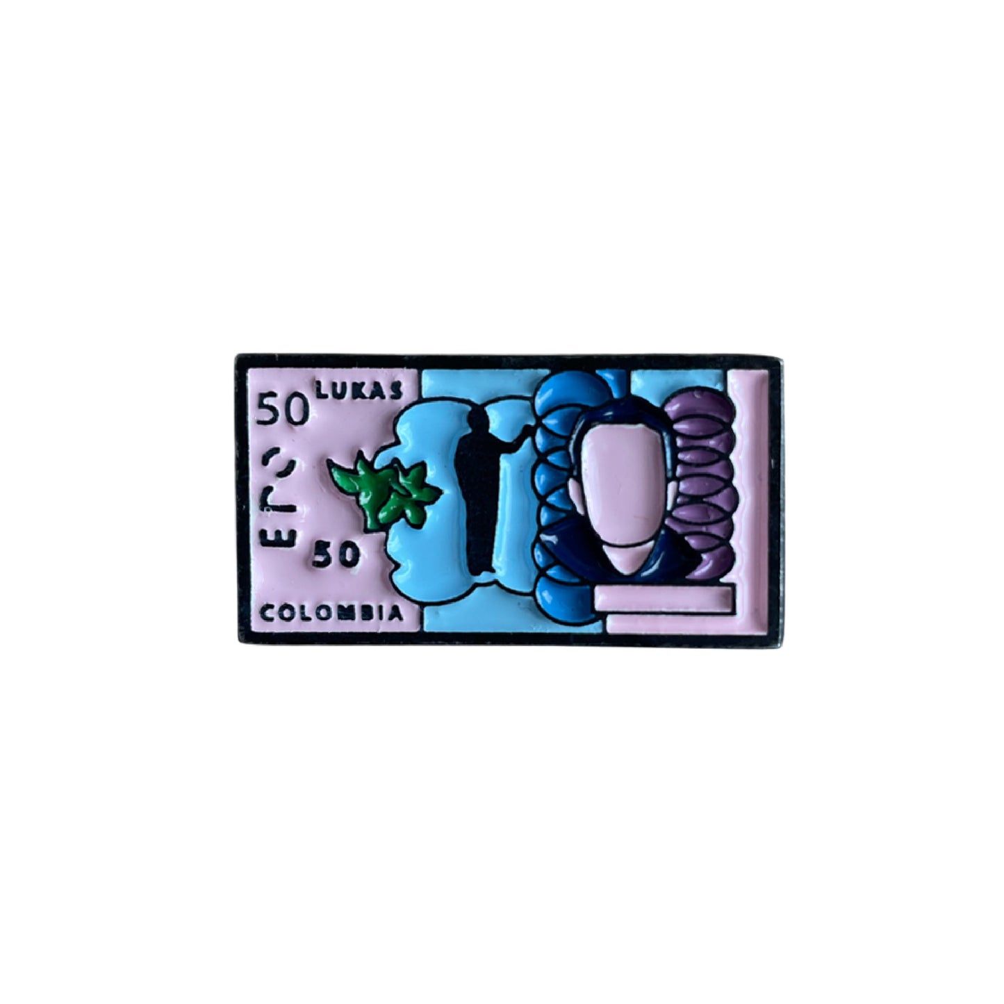 Pin 50 Lukas Colombianas (Billete Nuevo)