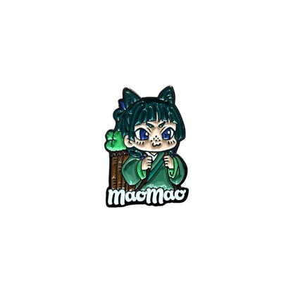 Pin Chibi Gatito Mao Mao (Los Diarios de la Boticaria)